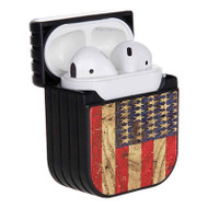 Onyourcases American Flag Custom AirPods Case Awesome Cover Apple AirPods Gen 1 AirPods Gen 2 AirPods Pro Hard Skin Protective Cover Sublimation Cases