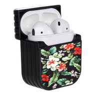 Onyourcases Floral Pattern Custom AirPods Case Awesome Cover Apple AirPods Gen 1 AirPods Gen 2 AirPods Pro Hard Skin Protective Cover Sublimation Cases