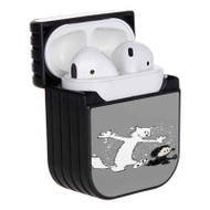 Onyourcases Ghost and Snow as Calvin and Hobbes Custom AirPods Case Awesome Cover Apple AirPods Gen 1 AirPods Gen 2 AirPods Pro Hard Skin Protective Cover Sublimation Cases