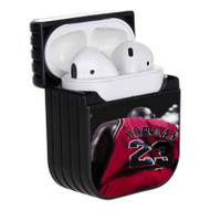 Onyourcases Michael Jordan Chicago Bulls Custom AirPods Case Awesome Cover Apple AirPods Gen 1 AirPods Gen 2 AirPods Pro Hard Skin Protective Cover Sublimation Cases