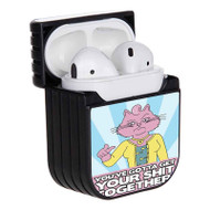 Onyourcases Princess Caroline Rick and Morty Get Your Shits Together Custom AirPods Case Awesome Cover Apple AirPods Gen 1 AirPods Gen 2 AirPods Pro Hard Skin Protective Cover Sublimation Cases
