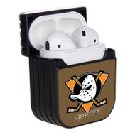 Onyourcases Anaheim Ducks NHL Custom AirPods Case Cover Apple Awesome AirPods Gen 1 AirPods Gen 2 AirPods Pro Hard Skin Protective Cover Sublimation Cases