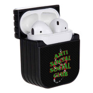 Onyourcases Anti Social Social Club Gucci Custom AirPods Case Cover Apple Awesome AirPods Gen 1 AirPods Gen 2 AirPods Pro Hard Skin Protective Cover Sublimation Cases