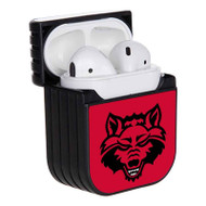 Onyourcases Arkansas State Red Wolves Custom AirPods Case Cover Apple Awesome AirPods Gen 1 AirPods Gen 2 AirPods Pro Hard Skin Protective Cover Sublimation Cases