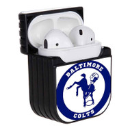 Onyourcases Baltimore Colts NFL Custom AirPods Case Cover Apple Awesome AirPods Gen 1 AirPods Gen 2 AirPods Pro Hard Skin Protective Cover Sublimation Cases