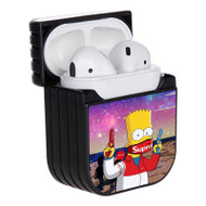 Onyourcases Bart Simpsons Supreme Galaxy Custom AirPods Case Cover Apple Awesome AirPods Gen 1 AirPods Gen 2 AirPods Pro Hard Skin Protective Cover Sublimation Cases