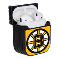 Onyourcases Boston Bruins NHL Art Custom AirPods Case Cover Apple Awesome AirPods Gen 1 AirPods Gen 2 AirPods Pro Hard Skin Protective Cover Sublimation Cases