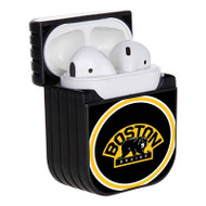Onyourcases Boston Bruins NHL Custom AirPods Case Cover Apple Awesome AirPods Gen 1 AirPods Gen 2 AirPods Pro Hard Skin Protective Cover Sublimation Cases