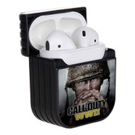 Onyourcases Call of Duty WWII Custom AirPods Case Cover Apple Awesome AirPods Gen 1 AirPods Gen 2 AirPods Pro Hard Skin Protective Cover Sublimation Cases