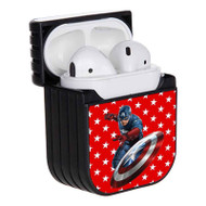 Onyourcases Captain America Custom AirPods Case Cover Apple Awesome AirPods Gen 1 AirPods Gen 2 AirPods Pro Hard Skin Protective Cover Sublimation Cases