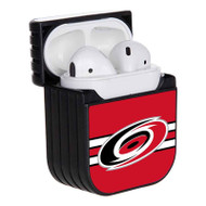 Onyourcases Carolina Hurricanes NHL Custom AirPods Case Cover Apple Awesome AirPods Gen 1 AirPods Gen 2 AirPods Pro Hard Skin Protective Cover Sublimation Cases