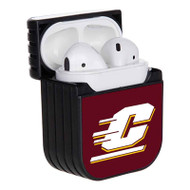 Onyourcases Central Michigan Chippewas Custom AirPods Case Cover Apple Awesome AirPods Gen 1 AirPods Gen 2 AirPods Pro Hard Skin Protective Cover Sublimation Cases
