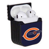 Onyourcases Chicago Bears NFL Art Custom AirPods Case Cover Apple Awesome AirPods Gen 1 AirPods Gen 2 AirPods Pro Hard Skin Protective Cover Sublimation Cases