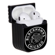Onyourcases Chicago Blackhawks NHL Art Custom AirPods Case Cover Apple Awesome AirPods Gen 1 AirPods Gen 2 AirPods Pro Hard Skin Protective Cover Sublimation Cases