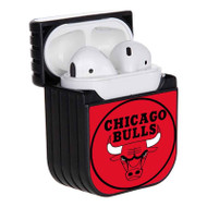 Onyourcases Chicago Bulls NBA Custom AirPods Case Cover Apple Awesome AirPods Gen 1 AirPods Gen 2 AirPods Pro Hard Skin Protective Cover Sublimation Cases