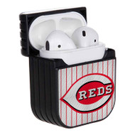 Onyourcases Cincinnati Reds MLB Custom AirPods Case Cover Apple Awesome AirPods Gen 1 AirPods Gen 2 AirPods Pro Hard Skin Protective Cover Sublimation Cases