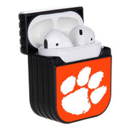 Onyourcases Clemson Tigers Art Custom AirPods Case Cover Apple Awesome AirPods Gen 1 AirPods Gen 2 AirPods Pro Hard Skin Protective Cover Sublimation Cases