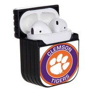 Onyourcases Clemson Tigers Custom AirPods Case Cover Apple Awesome AirPods Gen 1 AirPods Gen 2 AirPods Pro Hard Skin Protective Cover Sublimation Cases