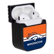 Onyourcases Denver Broncos NFL Custom AirPods Case Cover Apple Awesome AirPods Gen 1 AirPods Gen 2 AirPods Pro Hard Skin Protective Cover Sublimation Cases