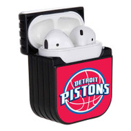 Onyourcases Detroit Pistons NBA Art Custom AirPods Case Cover Apple Awesome AirPods Gen 1 AirPods Gen 2 AirPods Pro Hard Skin Protective Cover Sublimation Cases