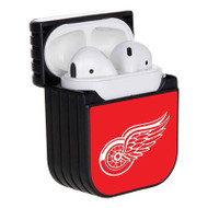Onyourcases Detroit Red Wings NHL Art Custom AirPods Case Cover Apple Awesome AirPods Gen 1 AirPods Gen 2 AirPods Pro Hard Skin Protective Cover Sublimation Cases