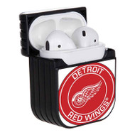 Onyourcases Detroit Red Wings NHL Custom AirPods Case Cover Apple Awesome AirPods Gen 1 AirPods Gen 2 AirPods Pro Hard Skin Protective Cover Sublimation Cases