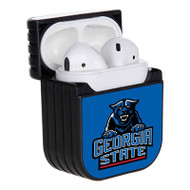 Onyourcases Georgia State Panthers Custom AirPods Case Cover Apple Awesome AirPods Gen 1 AirPods Gen 2 AirPods Pro Hard Skin Protective Cover Sublimation Cases
