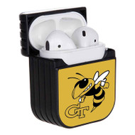 Onyourcases Georgia Tech Yellow Jackets Custom AirPods Case Cover Apple Awesome AirPods Gen 1 AirPods Gen 2 AirPods Pro Hard Skin Protective Cover Sublimation Cases