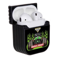 Onyourcases Grave Digger Monster Truck Custom AirPods Case Cover Apple Awesome AirPods Gen 1 AirPods Gen 2 AirPods Pro Hard Skin Protective Cover Sublimation Cases