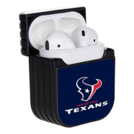 Onyourcases Houston Texans NFL Art Custom AirPods Case Cover Apple Awesome AirPods Gen 1 AirPods Gen 2 AirPods Pro Hard Skin Protective Cover Sublimation Cases