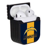 Onyourcases Los Angeles Chargers NFL Custom AirPods Case Cover Apple Awesome AirPods Gen 1 AirPods Gen 2 AirPods Pro Hard Skin Protective Cover Sublimation Cases