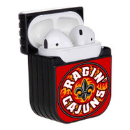 Onyourcases Louisiana Lafayette Ragin Cajuns Custom AirPods Case Cover Apple Awesome AirPods Gen 1 AirPods Gen 2 AirPods Pro Hard Skin Protective Cover Sublimation Cases