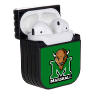 Onyourcases Marshall Thundering Herd Custom AirPods Case Cover Apple Awesome AirPods Gen 1 AirPods Gen 2 AirPods Pro Hard Skin Protective Cover Sublimation Cases