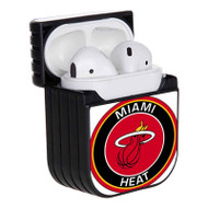 Onyourcases Miami Heat NBA Custom AirPods Case Cover Apple Awesome AirPods Gen 1 AirPods Gen 2 AirPods Pro Hard Skin Protective Cover Sublimation Cases