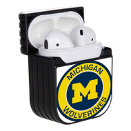 Onyourcases Michigan Wolverines Custom AirPods Case Cover Apple Awesome AirPods Gen 1 AirPods Gen 2 AirPods Pro Hard Skin Protective Cover Sublimation Cases