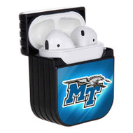 Onyourcases Middle Tennessee Blue Raiders Custom AirPods Case Cover Apple Awesome AirPods Gen 1 AirPods Gen 2 AirPods Pro Hard Skin Protective Cover Sublimation Cases