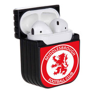 Onyourcases Middlesbrough FC Custom AirPods Case Cover Apple Awesome AirPods Gen 1 AirPods Gen 2 AirPods Pro Hard Skin Protective Cover Sublimation Cases