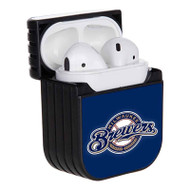 Onyourcases Milwaukee Brewers MLB Custom AirPods Case Cover Apple Awesome AirPods Gen 1 AirPods Gen 2 AirPods Pro Hard Skin Protective Cover Sublimation Cases