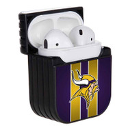 Onyourcases Minnesota Vikings NFL Art Custom AirPods Case Cover Apple Awesome AirPods Gen 1 AirPods Gen 2 AirPods Pro Hard Skin Protective Cover Sublimation Cases