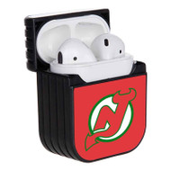 Onyourcases New Jersey Devils NHL Art Custom AirPods Case Cover Apple Awesome AirPods Gen 1 AirPods Gen 2 AirPods Pro Hard Skin Protective Cover Sublimation Cases