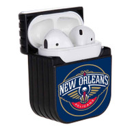 Onyourcases New Orleans Pelicans NBA Custom AirPods Case Cover Apple Awesome AirPods Gen 1 AirPods Gen 2 AirPods Pro Hard Skin Protective Cover Sublimation Cases