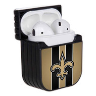Onyourcases New Orleans Saints NFL Custom AirPods Case Cover Apple Awesome AirPods Gen 1 AirPods Gen 2 AirPods Pro Hard Skin Protective Cover Sublimation Cases