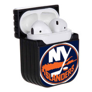 Onyourcases New York Islanders NHL Custom AirPods Case Cover Apple Awesome AirPods Gen 1 AirPods Gen 2 AirPods Pro Hard Skin Protective Cover Sublimation Cases