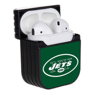 Onyourcases New York Jets NFL Art Custom AirPods Case Cover Apple Awesome AirPods Gen 1 AirPods Gen 2 AirPods Pro Hard Skin Protective Cover Sublimation Cases