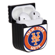 Onyourcases New York Mets MLB Custom AirPods Case Cover Apple Awesome AirPods Gen 1 AirPods Gen 2 AirPods Pro Hard Skin Protective Cover Sublimation Cases