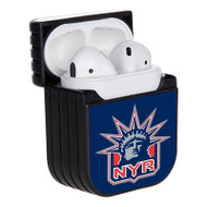 Onyourcases New York Rangers NHL Art Custom AirPods Case Cover Apple Awesome AirPods Gen 1 AirPods Gen 2 AirPods Pro Hard Skin Protective Cover Sublimation Cases