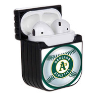 Onyourcases Oakland Athletics MLB Custom AirPods Case Cover Apple Awesome AirPods Gen 1 AirPods Gen 2 AirPods Pro Hard Skin Protective Cover Sublimation Cases