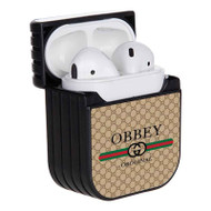 Onyourcases Obey Gucci Original Custom AirPods Case Cover Apple Awesome AirPods Gen 1 AirPods Gen 2 AirPods Pro Hard Skin Protective Cover Sublimation Cases