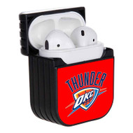 Onyourcases Oklahoma City Thunder NBA Art Custom AirPods Case Cover Apple Awesome AirPods Gen 1 AirPods Gen 2 AirPods Pro Hard Skin Protective Cover Sublimation Cases