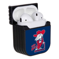 Onyourcases Ole Miss Rebels Custom AirPods Case Cover Apple Awesome AirPods Gen 1 AirPods Gen 2 AirPods Pro Hard Skin Protective Cover Sublimation Cases